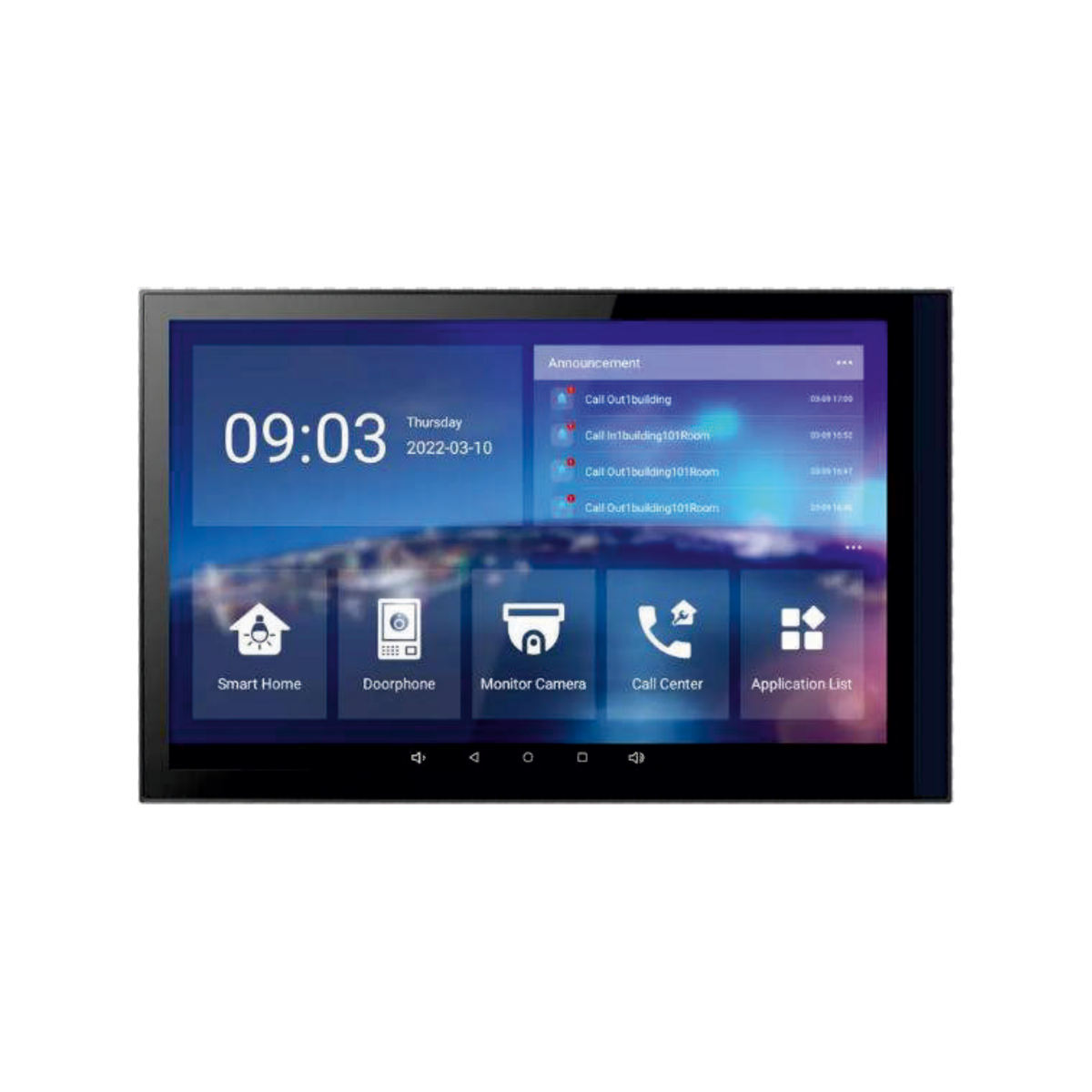 10" Android IP İnterkom ve Clai Kontrol Ekranı ZAI-INT-10