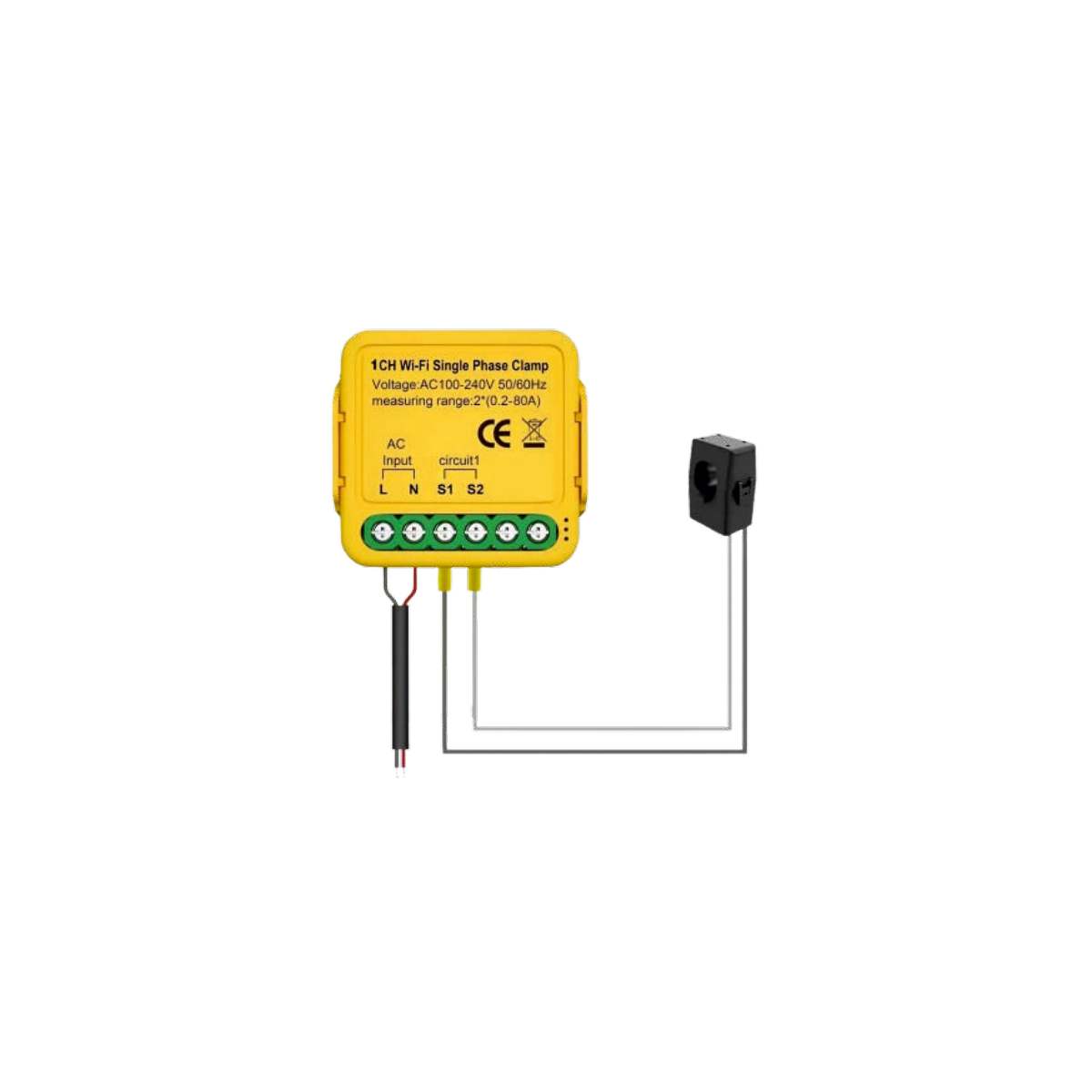 1 Kanal Enerji Metre Modülü WiFi ZAI-SEM-1