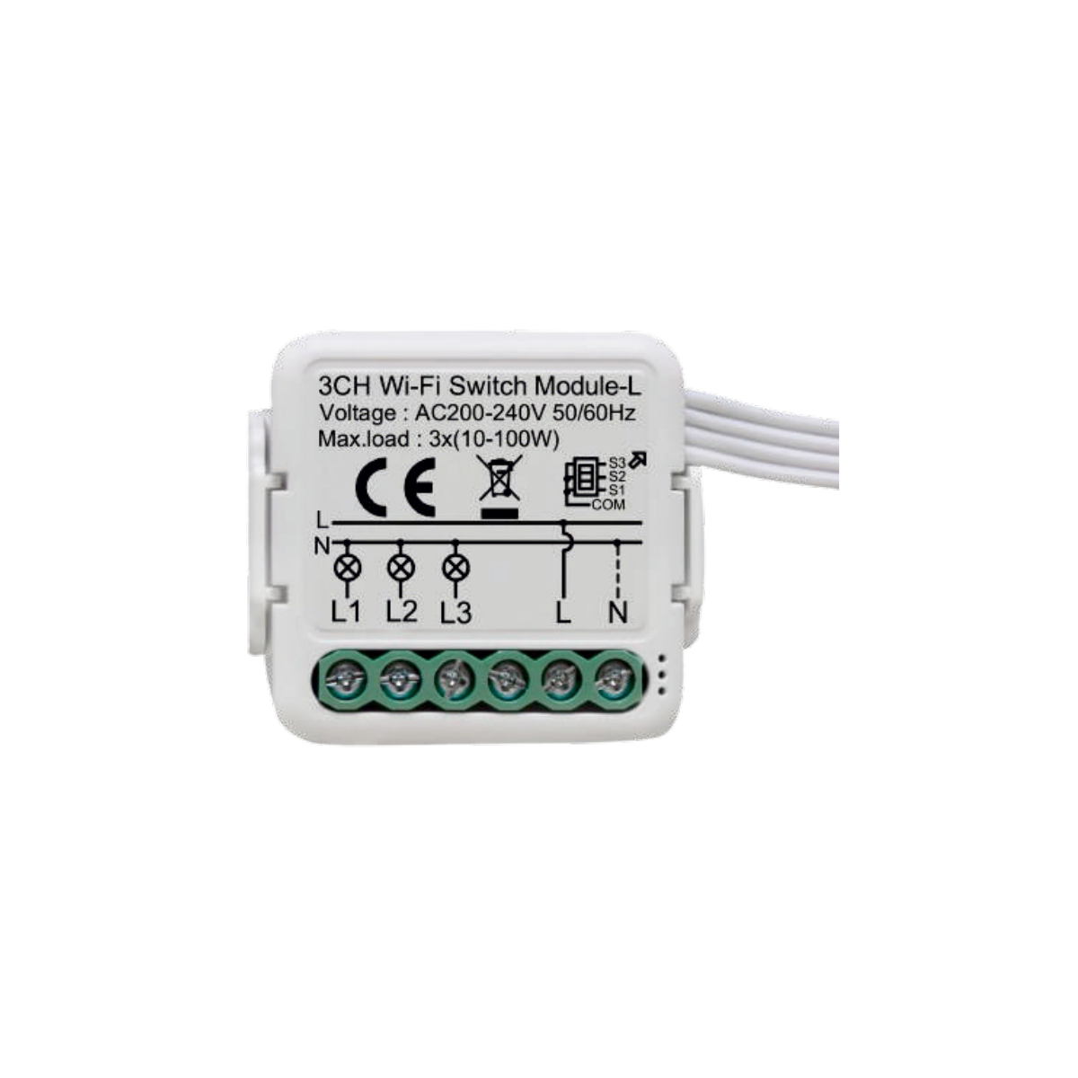 3 Kanal Mini Anahtar Modülü - Nötrsüz WiFi ZAI-SSM-NM3
