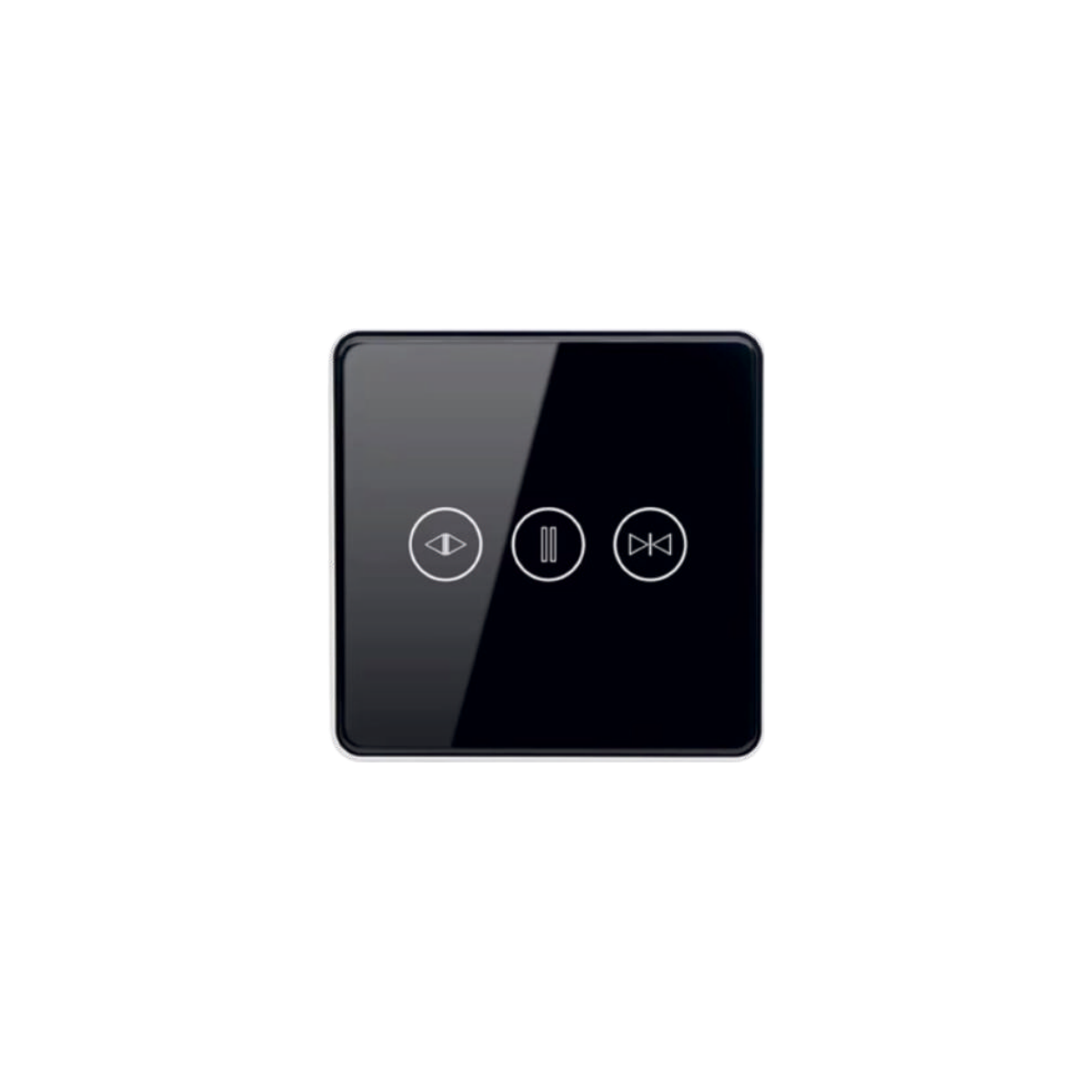 Metal Çerçeveli Dokunmatik 1 Kanal Panjur Anahtarı Zigbee ( Zigbee Gateway İle Çalışır ) ZAI-SSP-RCC